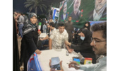 حضور کارکنان دانشکده علوم پزشکی چابهار در تجمع شب های اقتدار