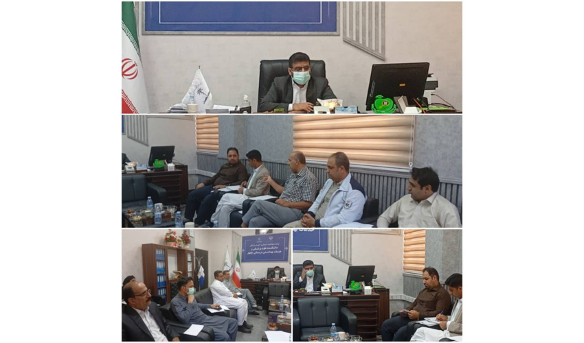 برگزاری جلسه هیأت رئیسه دانشکده علوم پزشکی چابهار