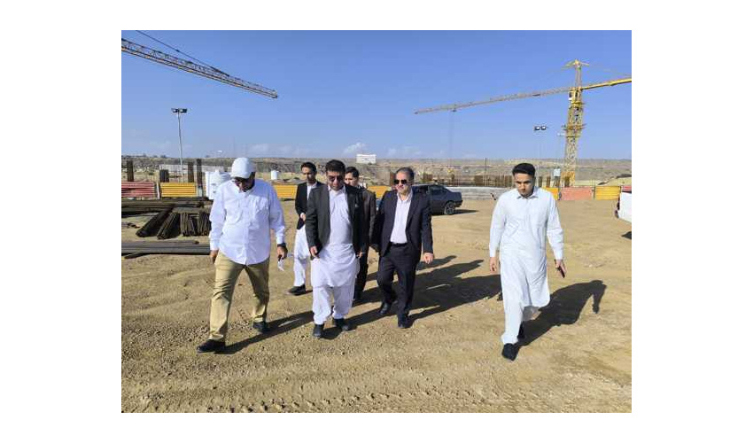 بازدید معاون پرستاری وزارت بهداشت از پروژه راهبردی بیمارستان ۵۴۰ تختخوابی چابهار
