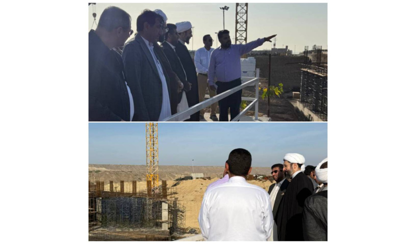 بازدید از پروژه بیمارستان ۵۴۰ تختخوابی چابهار؛ نویدبخش تحولی بزرگ در زیرساخت‌های سلامت منطقه