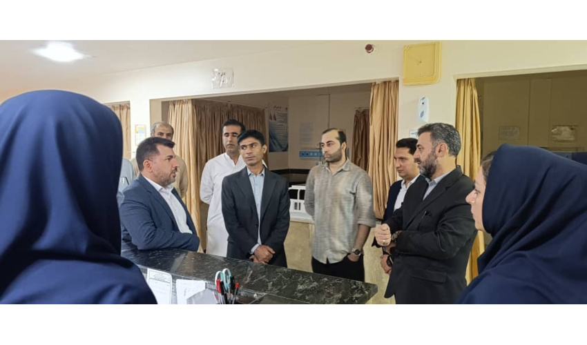 بازدید تخصصی معاونان اداره‌کل پشتیبانی وزارت بهداشت از بیمارستان امام علی(ع) چابهار برای بررسی وضعیت زیرساخت‌ها و خدمات درمانی