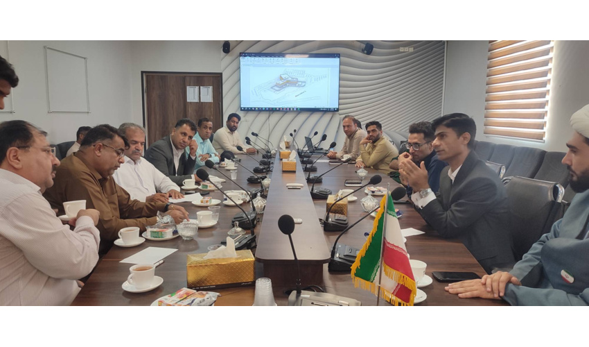 بازدید سرپرست معاونت توسعه دانشکده علوم پزشکی چابهار و فرماندار ویژه شهرستان از پروژه بیمارستان ۵۴۰ تختخوابی
