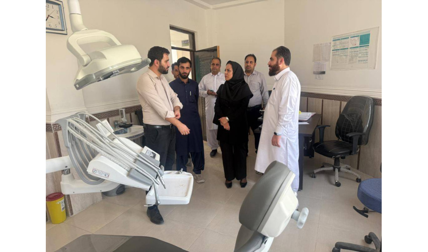 بازدید سرپرست دانشکده علوم پزشکی چابهار از مرکز بهداشت شهرستان زرآباد/ پیگیری برای راه‌اندازی مرکز منتخب شبانه‌روزی